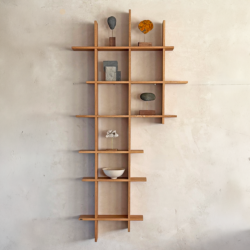 Stående Stack Vägghylla